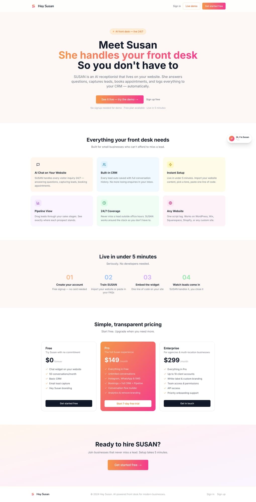 Hey Susan screenshot